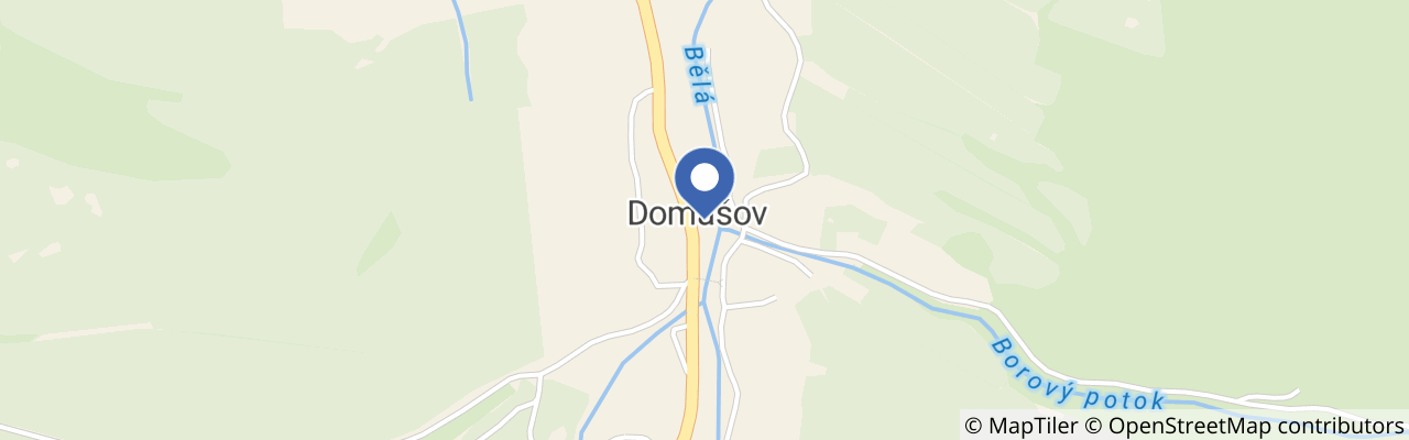 Mapa - Dožínky v Bělé pod Pradědem 2026