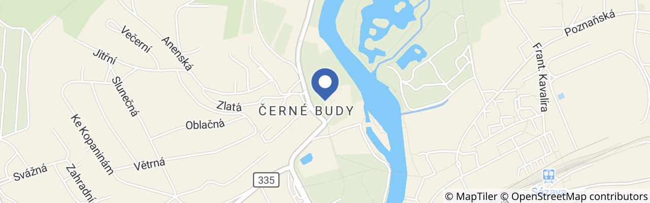 Mapa - Klášter Sázava – koncert Tamburaši