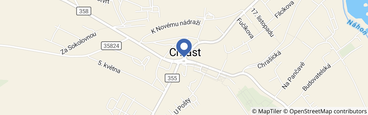 Mapa - Chrastecká míle 2026