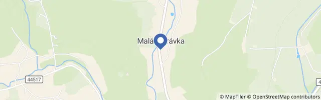 Mapa - Festival řízků v Malé Morávce 2026
