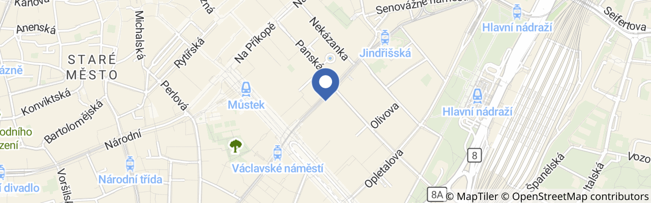 Mapa - Rekonstrukce bitvy na Bílé hoře 1620