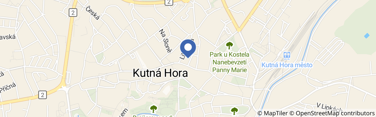 Mapa - Ortenova Kutná Hora 2026