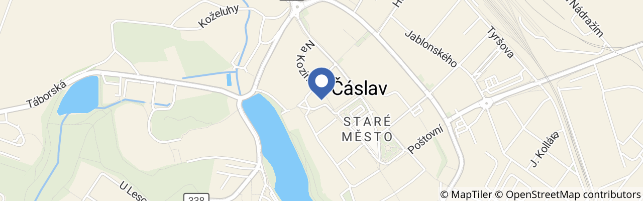 Mapa - Dvorky! Čáslav 2026