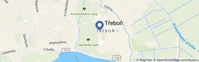Mapa - Prohlídky s Jeho Milostí Petrem Vokem