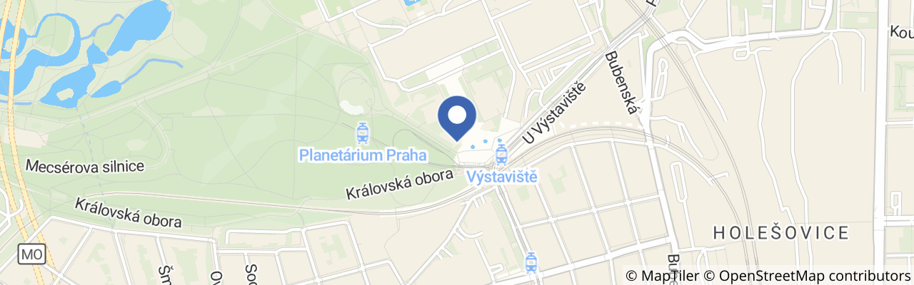 Mapa - Dožínkové slavnosti v Praze na Výstavišti 2026