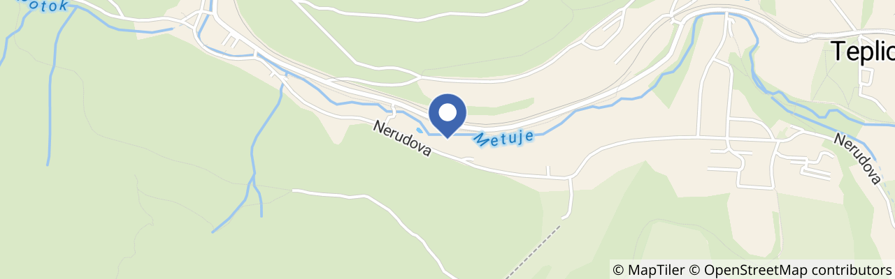 Mapa - Penzion Čtyřlístek