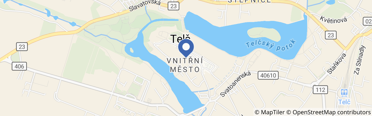 Mapa - Dny Evropského a kulturního dědictví v Telči 2026