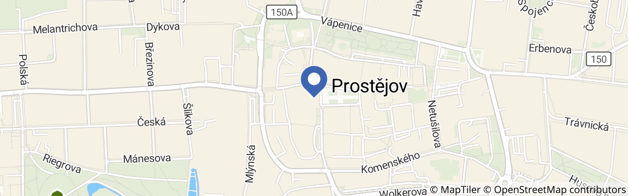 Mapa - Prostějovské hanácké slavnosti 2026