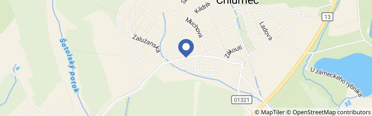 Mapa - Bitva u Chlumce 1813