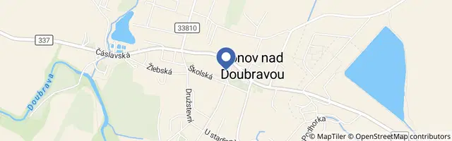 Mapa - Hudba na dlani v Ronově nad Doubravou 2026