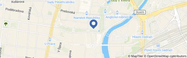 Mapa - Výstava Hurvínek 100 – Z Plzně do Plzně v hlavní budově Západočeského muzea