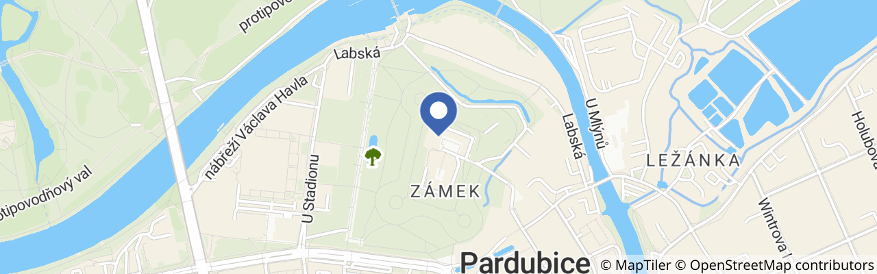 Mapa - Příběhy palných zbraní v Pardubicích