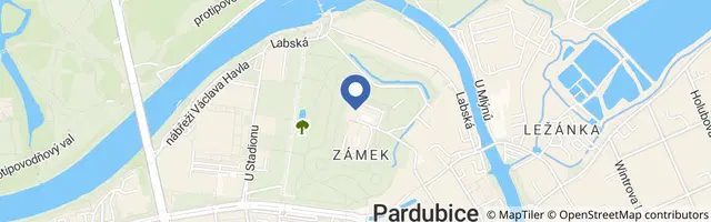 Mapa - Příběhy palných zbraní v Pardubicích