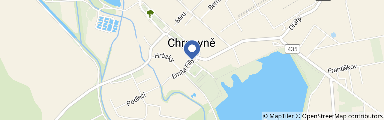 Mapa - Chropyňské hody 2026