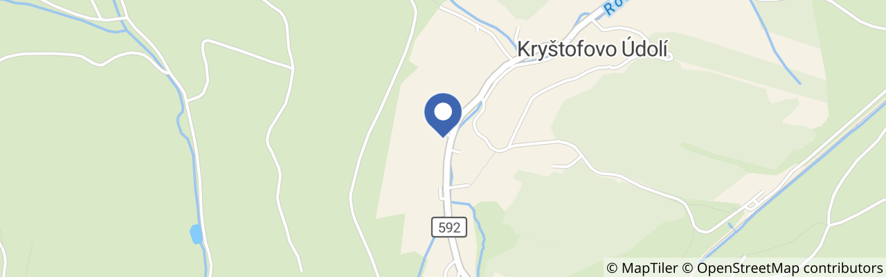 Mapa - Údolská pouť 2026 v Kryštofově Údolí