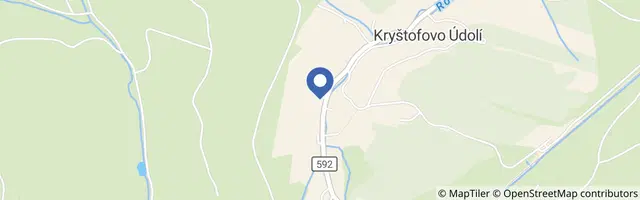 Mapa - Údolská pouť 2026 v Kryštofově Údolí