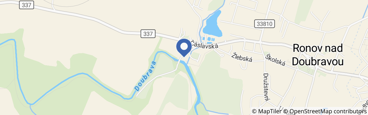 Mapa - Podzimní sjezd Chrudimky 2026