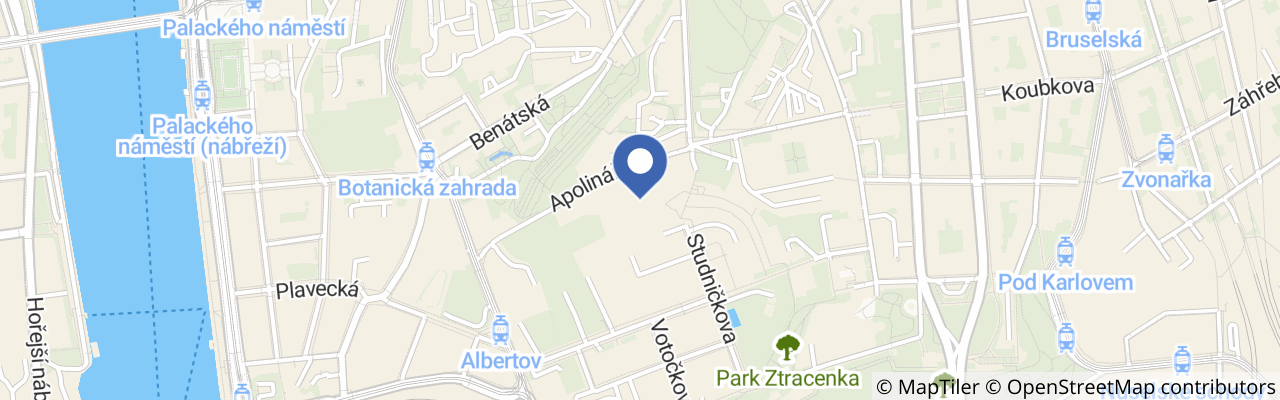 Mapa - Vánoční trhy Praha 2026