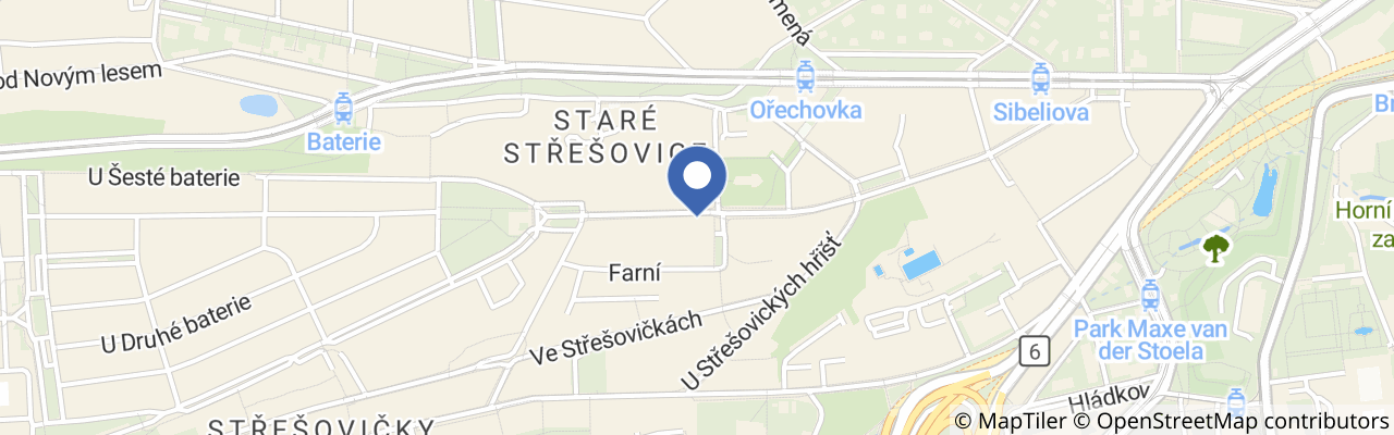 Mapa - Pražská 50