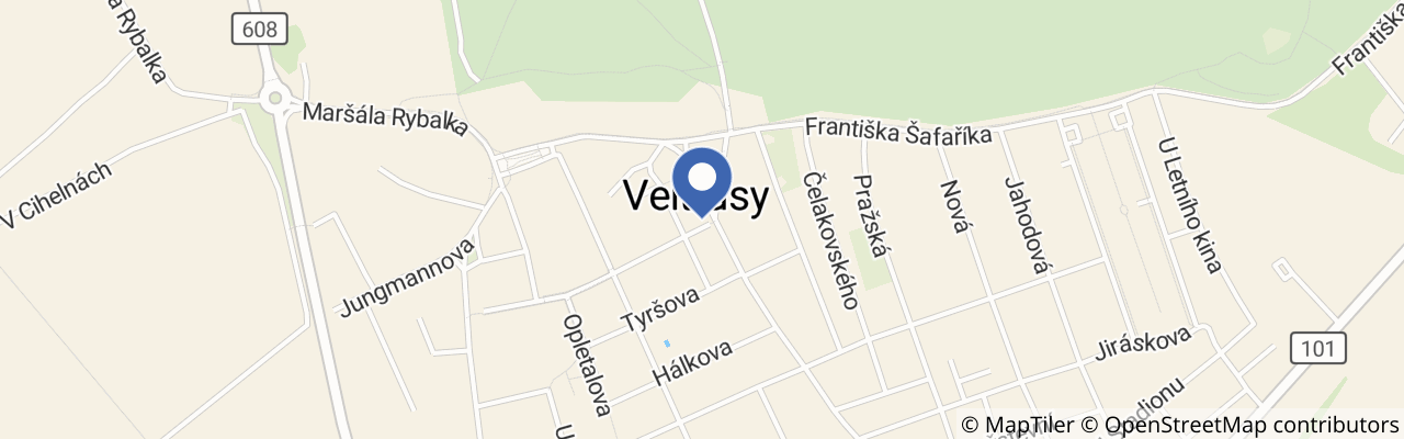 Mapa - Happening na starém mostě 2026 – festival propojí Veltrusy s Nelahozevsí