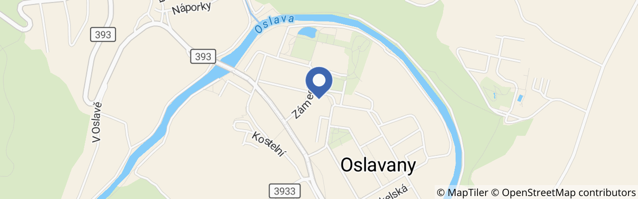 Mapa - Oslavanské historické slavnosti 2026