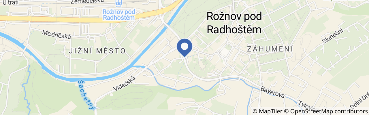 Mapa - Apartmány U Holubů