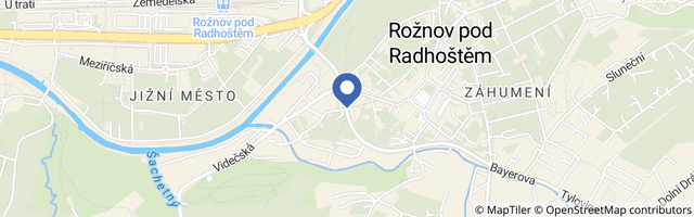 Mapa - Apartmány U Holubů