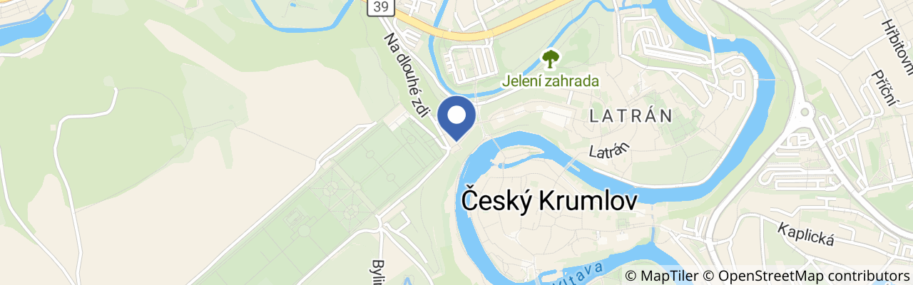 Mapa - Hradozámecká noc na zámku Český Krumlov