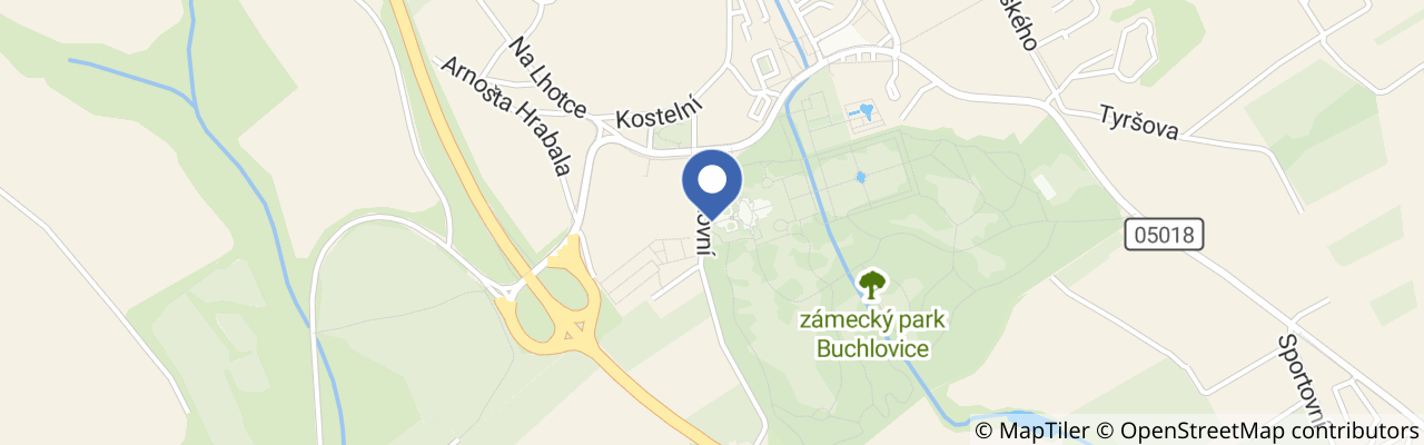 Mapa - Hradozámecká noc 2026 – Tance sedmi století – Zámek Buchlovice