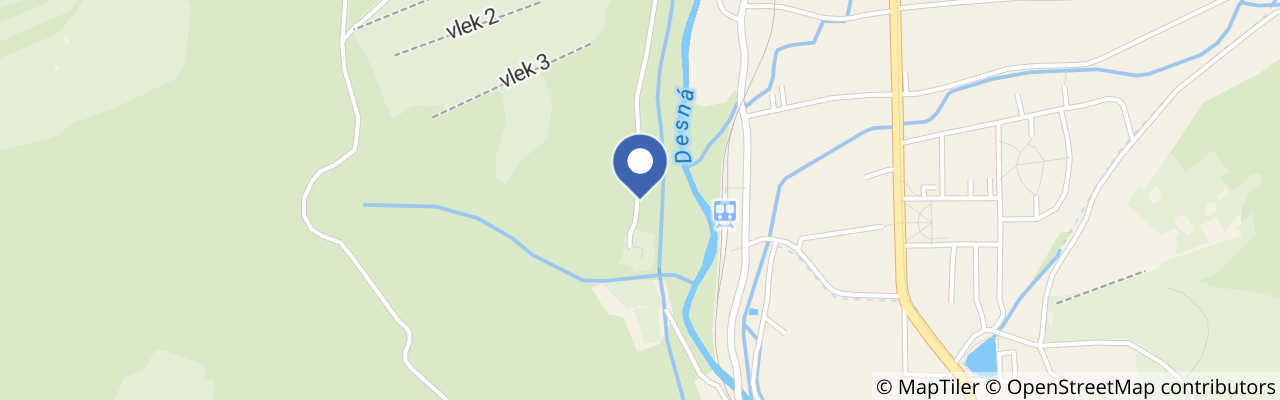 Mapa - Chata Eliška