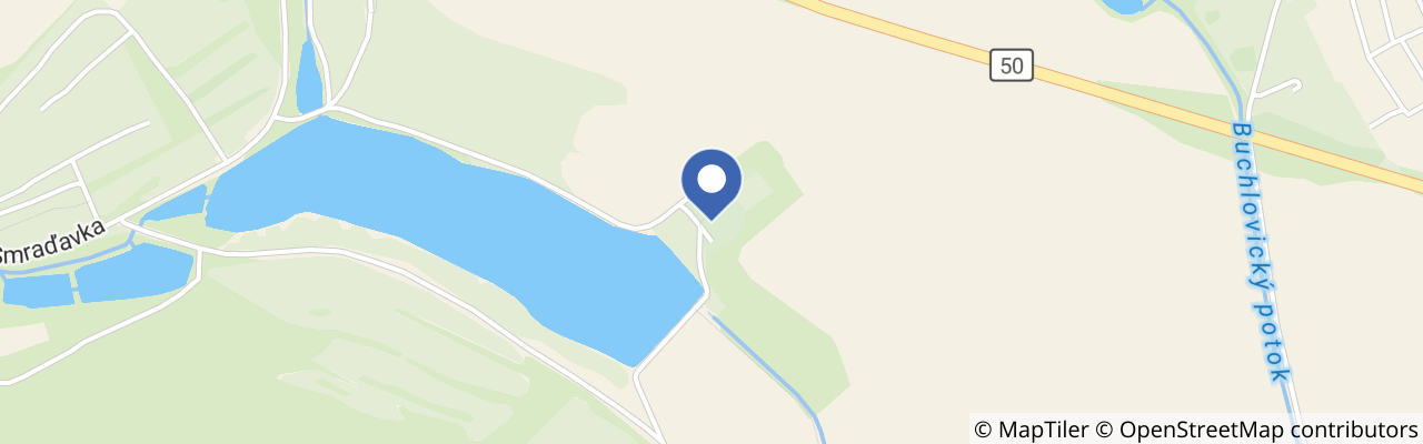 Mapa - Penzion Na přehradě