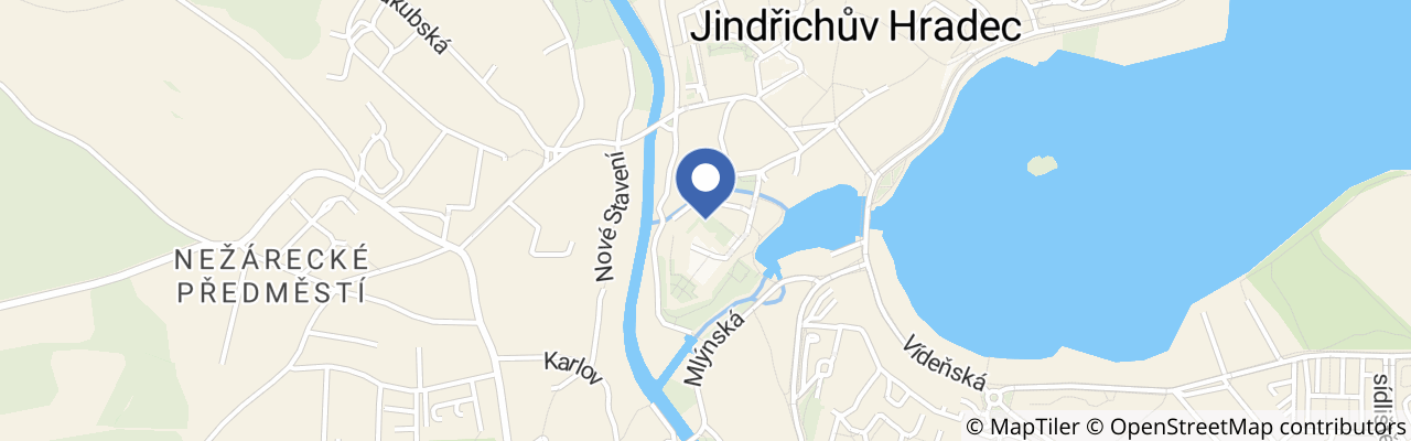 Mapa - Collegium Armatum – Jindřichův Hradec