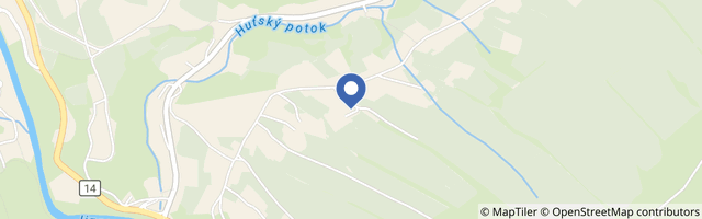 Mapa - Penzion Slunečnice