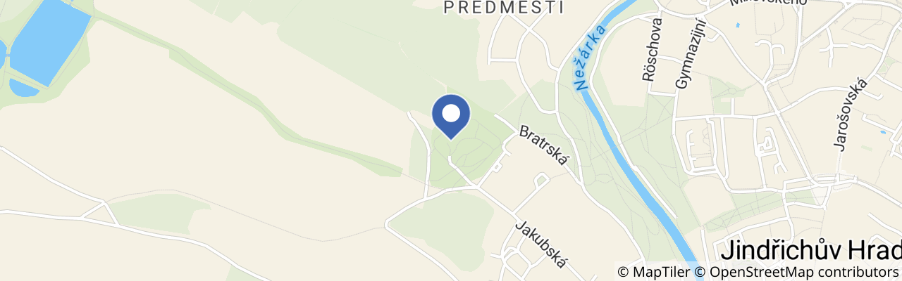 Mapa - Poutní mše svatá v kostele sv. Jakuba: Jindřichův Hradec