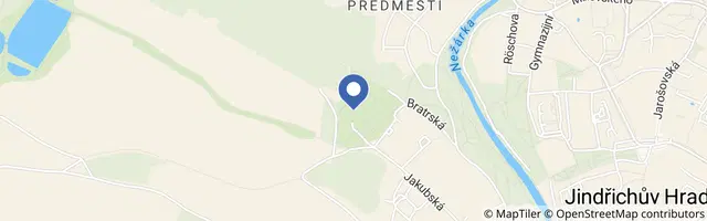 Mapa - Poutní mše svatá v kostele sv. Jakuba: Jindřichův Hradec