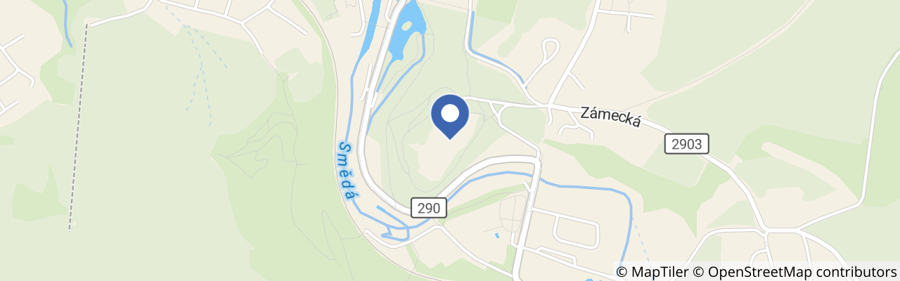 Mapa - Hradozámecká noc na Frýdlantě
