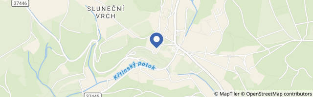 Mapa - Zámek Křtiny