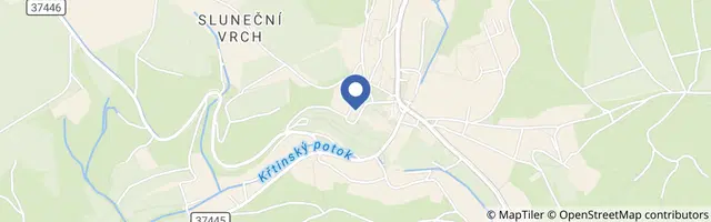 Mapa - Zámek Křtiny