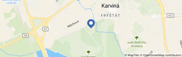 Mapa - Letní kino Karviná 2026