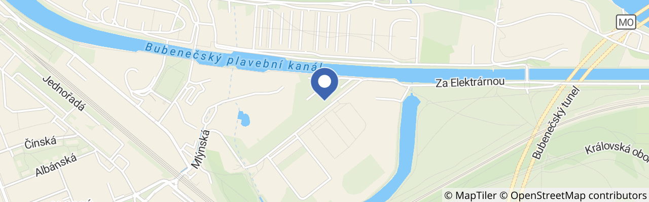 Mapa - Mezinárodní tenisový turnaj Livesport Prague Open 2026