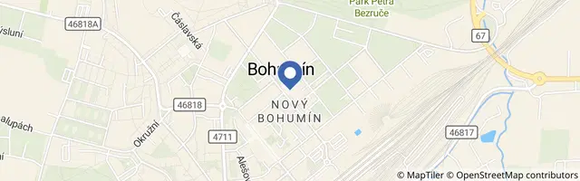 Mapa - Trhy v Bohumíně – Slezský rynek 2026