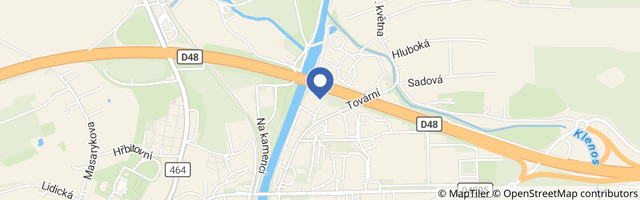 Mapa - Penzion U Čápa