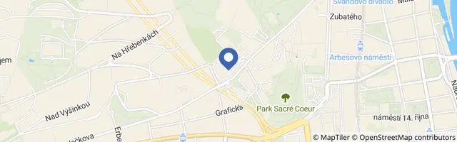 Mapa - Komentované prohlídky kostela a kláštera sv. Gabriela