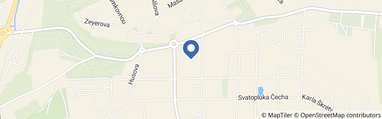 Mapa - Letní kino Žatec 2026