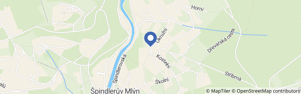 Mapa - Hotel Sněžka