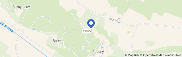 Mapa - Penzion Na Pohoří