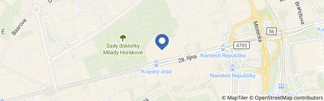 Mapa - Vranického Symfonie míru