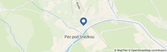 Mapa - Hotel Hvězda