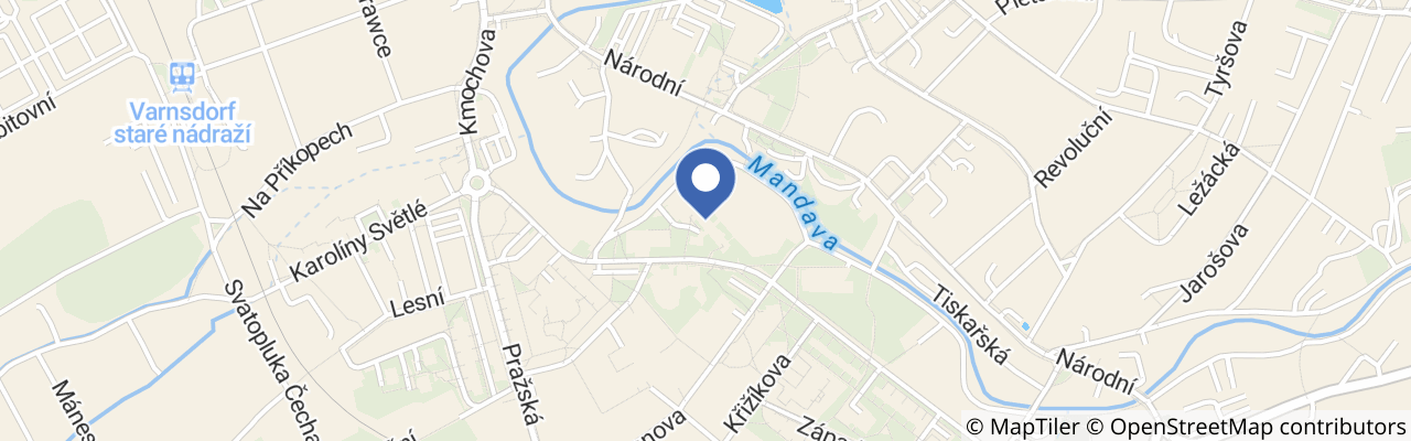 Mapa - Streetball Fest Varnsdorf 2026