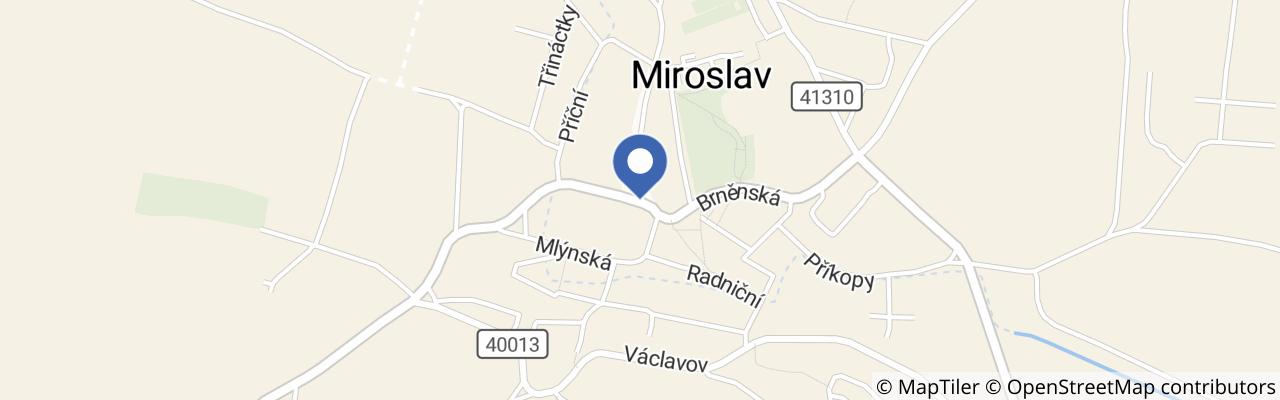 Mapa - Miroslavské Meruňkobraní 2026